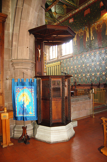 Pulpit, All Saints Church, Southbank Street, Leek, Staffordshire