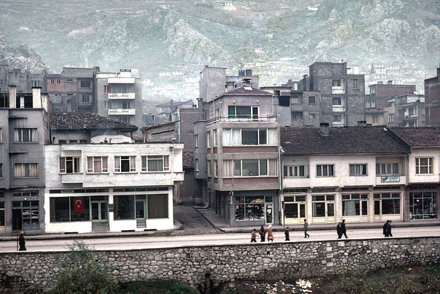 Amasya riverfront in 1970 (123)