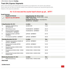 DHL forged tracking ?