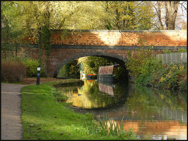 autumn at Walton Well Bridge