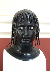 Reproduction of a Head of a Young Woman in the Getty Villa, July 2008