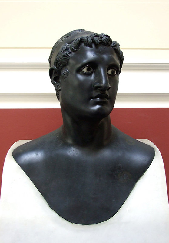 Reproduction of a Bust of a Ruler in the Getty Villa, July 2008