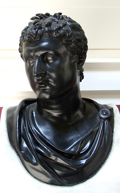 Reproduction of a Bust of a Young Man in the Getty Villa, July 2008