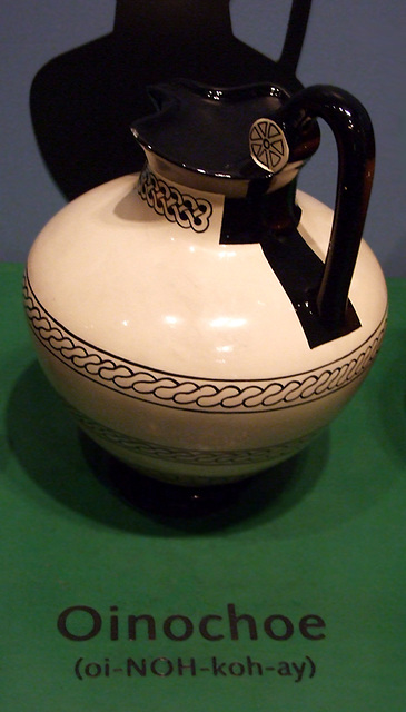Reproduction of an Oinochoe in the Family Forum of the Getty Villa, July 2008