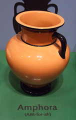 Reproduction of an Amphora in the Family Forum of the Getty Villa, July 2008