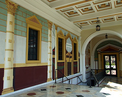 The Large Peristyle in the Getty Villa, July 2008