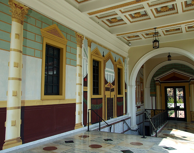 The Large Peristyle in the Getty Villa, July 2008