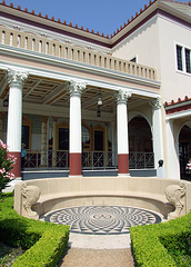 The Large Peristyle in the Getty Villa, July 2008