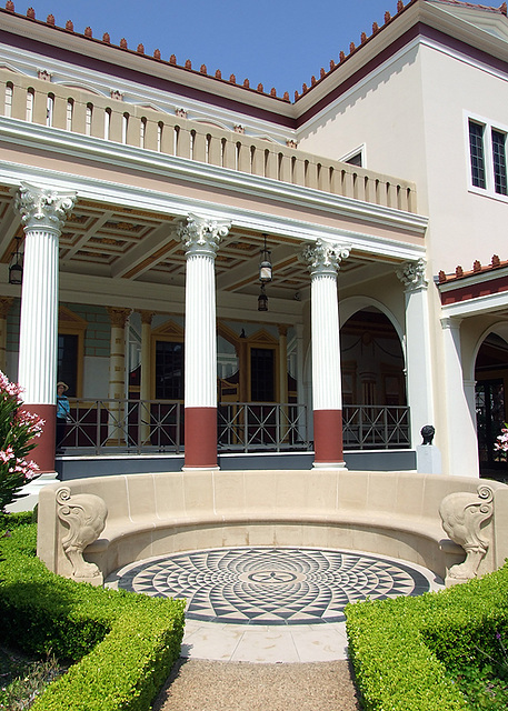 The Large Peristyle in the Getty Villa, July 2008