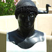 Reproduction of a Bust from a Herm in the Large Peristyle in the Getty Villa, July 2008