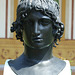Reproduction of a Bust of a Youth in the Large Peristyle of the Getty Villa, July 2008