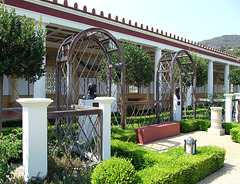 The Large Peristyle in the Getty Villa, July 2008