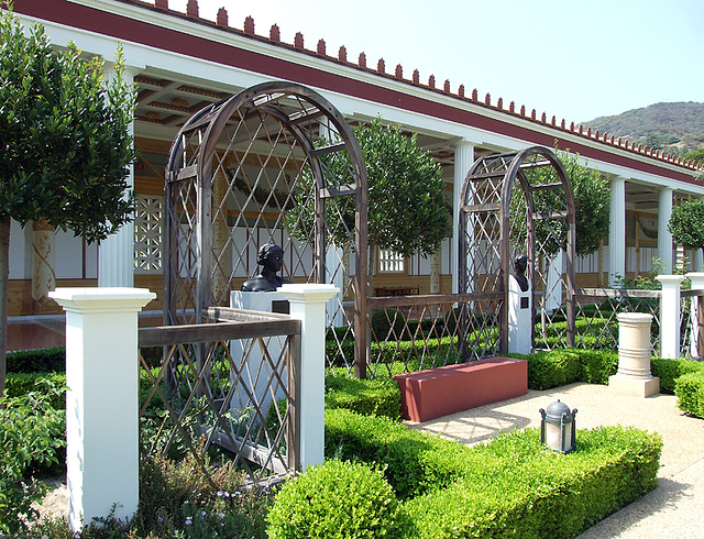 The Large Peristyle in the Getty Villa, July 2008