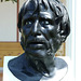 Reproduction of a Head of a Bearded Man in the Large Peristyle of the Getty Villa, July 2008