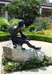 Reproduction of a Bronze Statue of Hermes in the Getty Villa, July 2008