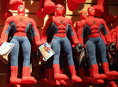 Friendly Neighborhood Spiderman Stuffed Toys at  FAO Schwarz, July 2007
