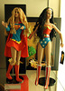 Supergirl & Wonder Woman Dolls at  FAO Schwarz, July 2007