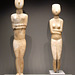 Cycladic Female Figures in the Getty Villa, July 2008