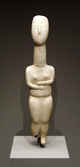 Cycladic Female Figure with Folded Arms in the Getty Villa, July 2008