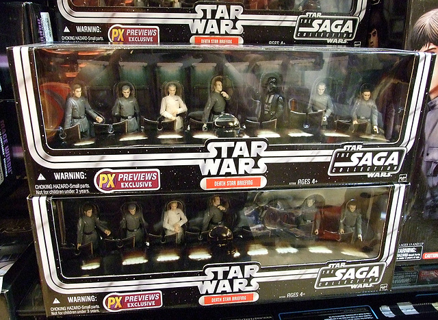 Star Wars Death Star Briefing Action Figures at FAO Schwarz, July 2007