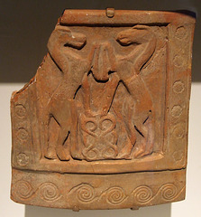 Fragment of a Storage Jar with Rearing Horses in the Getty Villa, July 2008