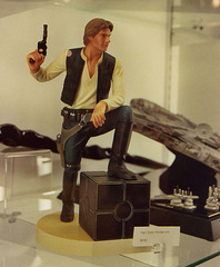 Han Solo Model at FAO Schwarz, 2005