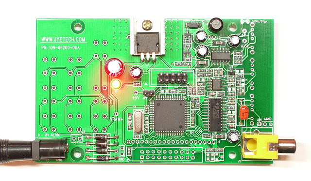 jyetech scope - 7805 regulator test