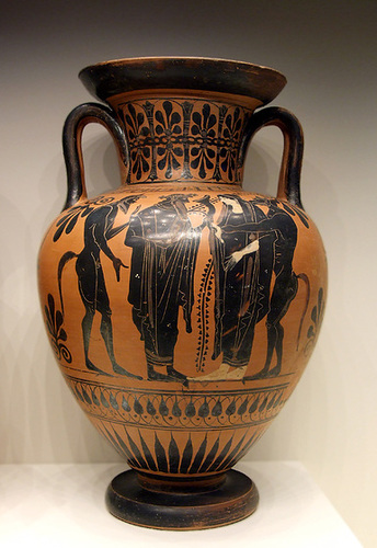 ipernity: Amphora with Dionysos and Ariadne in the Getty Villa, July ...