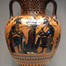 Amphora with Achilles and Ajax Gaming in the Getty Villa, July 2008