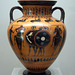 Black Figure Amphora with a Battle Scene in the Getty Villa, July 2008