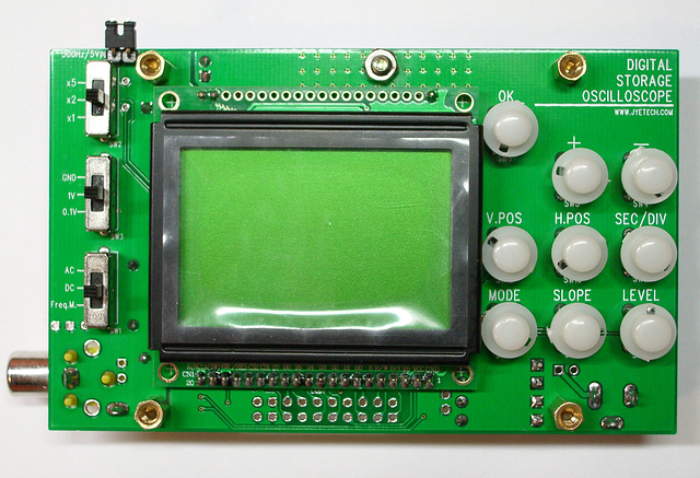 jyetech scope - LCD assembled