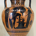 Amphora with Herakles and the Boar in the Getty Villa, July 2008