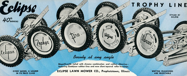 Eclipse Lawn Mower Trophy Line, Beauty at Any Angle