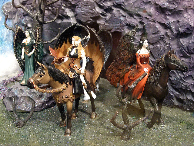 Fairy Action Figures at FAO Schwarz, July 2007