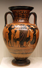 Amphora with Dionysos in the Getty Villa, July 2008