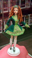 St. Patrick's Day Barbie in FAO Schwarz, August 2007