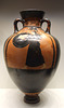 Panathenaic Amphora Attributed to the Kleophrades Painter in the Getty Villa, July 2008