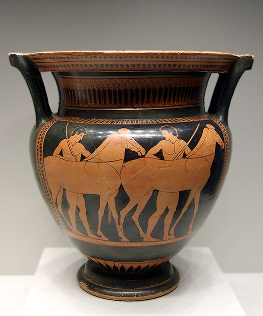 Mixing Vessel with Horses and Youths in the Getty Villa, July 2008