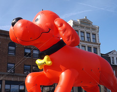 Clifford at the Stamford Balloon Parade, November 2012