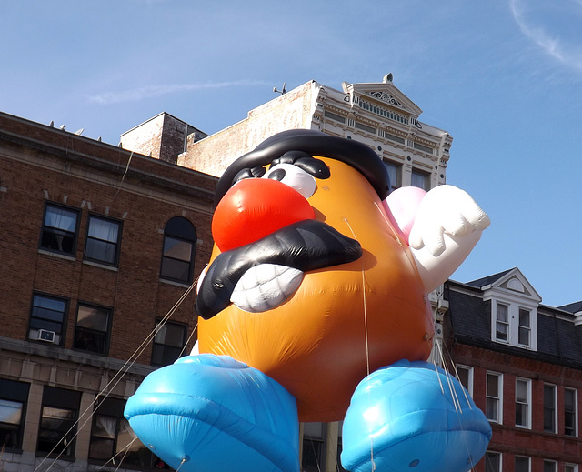 Mr. Potato Head at the Stamford Balloon Parade, November 2012