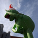 Kermit the Frog at the Stamford Balloon Parade, November 2012