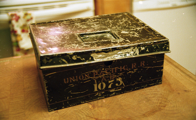 Union Pacific R.R. metal box