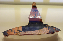 Fragment of a Krater with Athena Attributed to Euphronios in the Getty Villa, July 2008