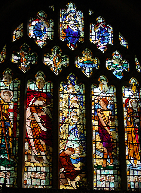 East Window, Christ Church, Lea, Derbyshire