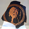 Kylix Fragment with a Drunk Man Vomiting in the Getty Villa, July 2008