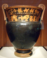 Volute Krater Attributed to the Kleophrades Painter in the Getty Villa, July 2008