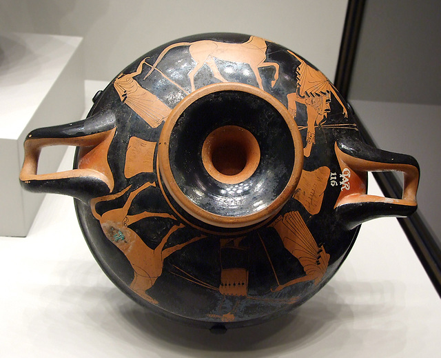 Kylix with a Religious Procession in the Getty Villa, July 2008