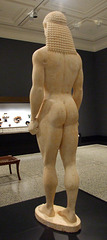 The Getty Kouros in the Getty Villa, July 2008