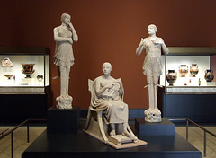 Orpheus and Two Sirens in the Getty Villa, July 2008
