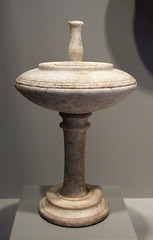 Marble Perfume Container in the Getty Villa, July 2008